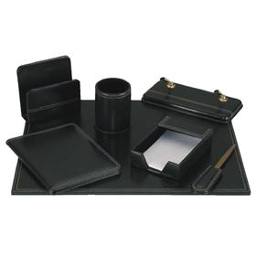 45-DSB7 7 pcs synthetic leather desk set